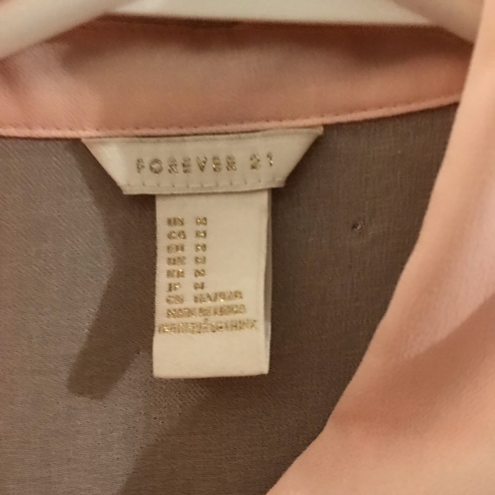 Pink Sheer Forever 21 Blouse - Picture 7 of 8